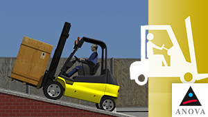 Titelbild E-Learning Modul "Umgang mit Flurförderzeugen"