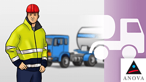 Titelbild E-Learning Modul "Gefahrguttransport"