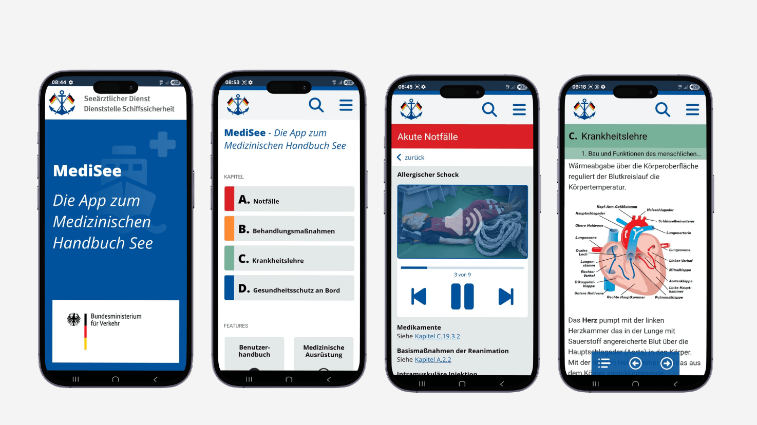 MediSee/MediSea: Medizinisches Wissen auf See digital verfügbar